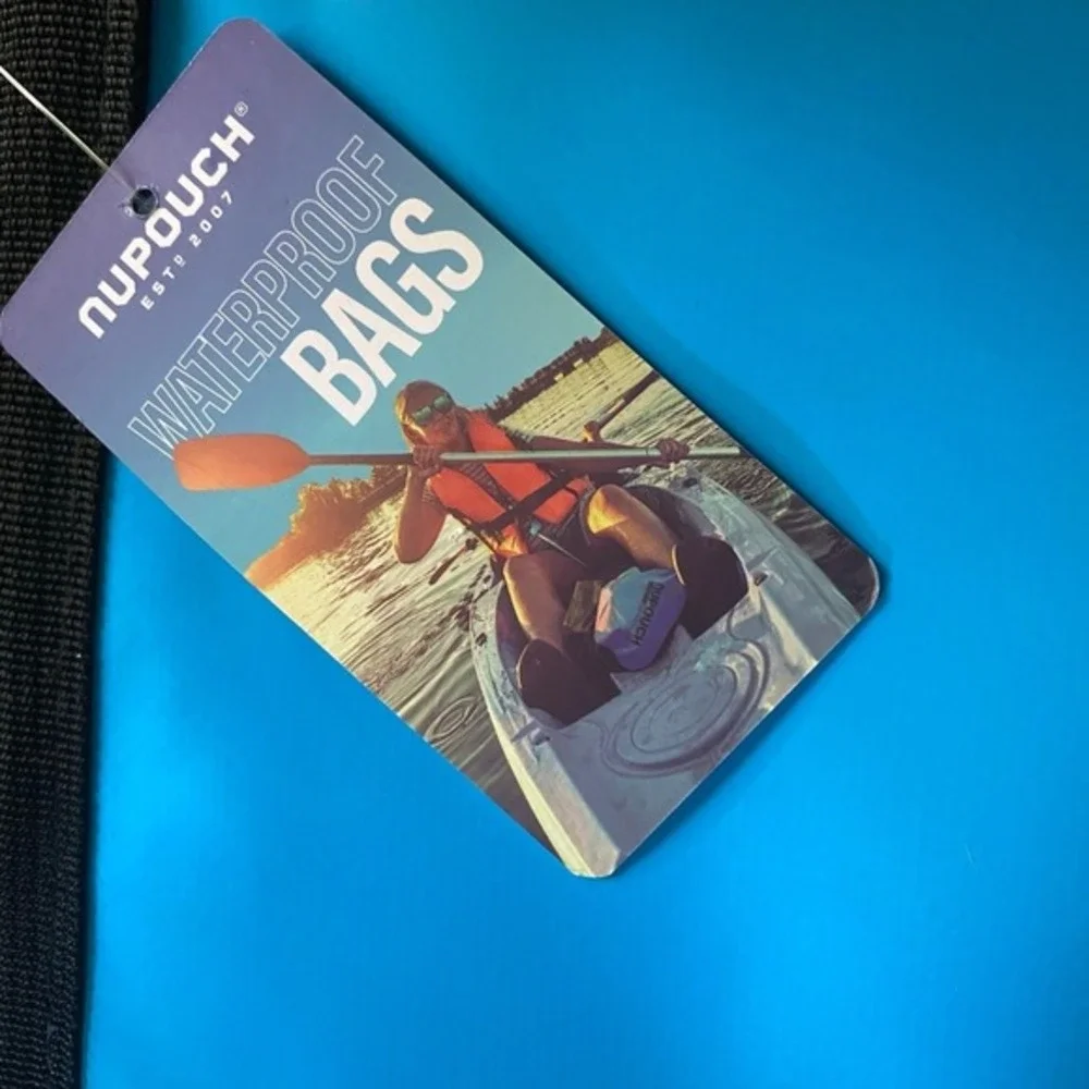 NEW‎ NWT Nupouch Waterproof Bag 20L Blue Heavy Duty Vinyl